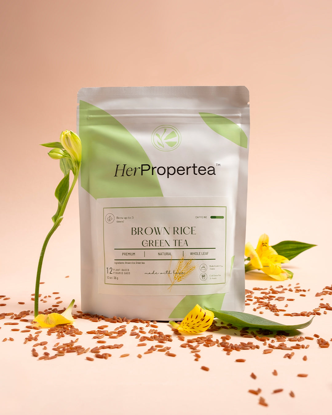Brown Rice Green Tea – Her Propertea